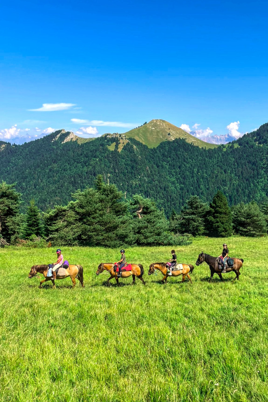 week end cheval alpes